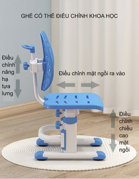 Bộ Bàn Ghế Chống Gù Dành Cho Học Sinh Tiểu Học NO-306