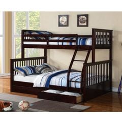 Giường 2 Tầng Gỗ Tự Nhiên K.Bed (1m/1m4) Có Hộc Kéo