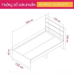 Giường ngủ em bé Scarlett