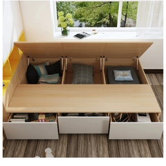 Giường Ngủ Thông Minh Kết Hợp Tủ Đồ Samara