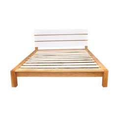 Giường Panel 01 - Gỗ Sồi Mỹ 140-160-180 (cm)