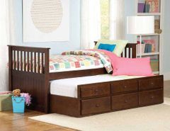 Giường Tầng Hộp Viking Gỗ Tự Nhiên (1m-1m)