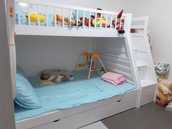 Giường 2 Tầng Bella Esprit Gỗ Tự Nhiên (1m-1m4)