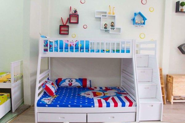 Giường 2 Tầng Bella Esprit Gỗ Tự Nhiên (1m-1m4)