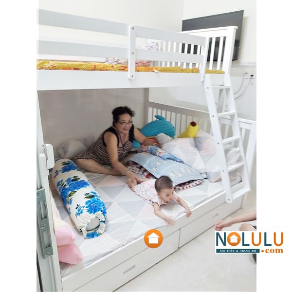 Giường Tầng 1m6 Gỗ Tự Nhiên NO.16