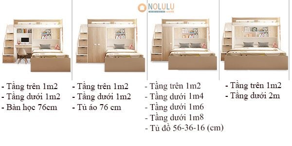 Giường Tầng Đa Năng GT294