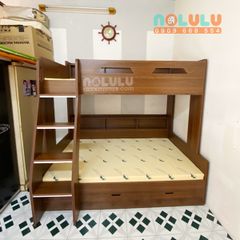 Giường 2 Tầng Kết Hợp Kệ Trang Trí GT579
