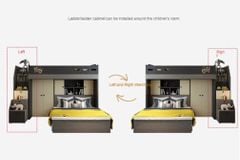 Giường Tầng Cao Cấp Mang Phong Cách Bắc Âu GT668