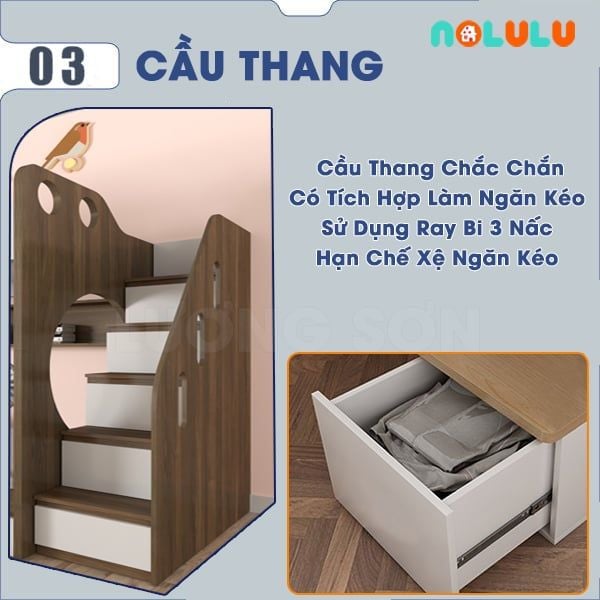 Giường Tầng Người Lớn Mang Phong Cách Hiện Đại GT285