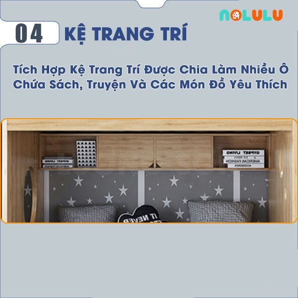 Giường Tầng Người Lớn Mang Phong Cách Hiện Đại GT285