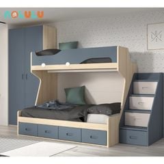 Giường Tầng Thông Minh Cho Bé Thiết Kế Hiện Đại GT249