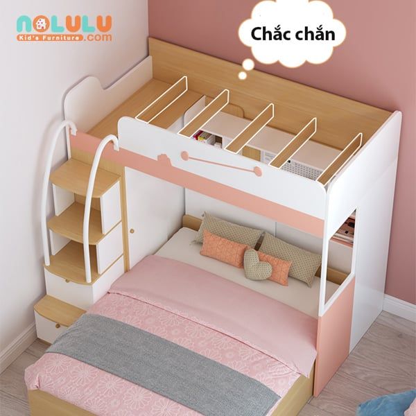 Giường 2 Tầng Cho Bé Thiết Kế Đa Năng GT-242