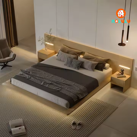 Giường bệt phong cách Nhật Bản Nolulu - GN001