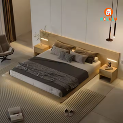 Giường bệt phong cách Nhật Bản Nolulu - GN001