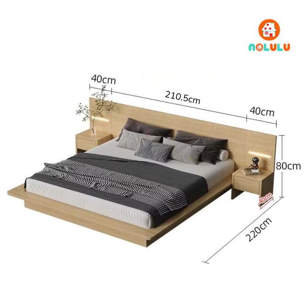 Giường bệt phong cách Nhật Bản Nolulu - GN001