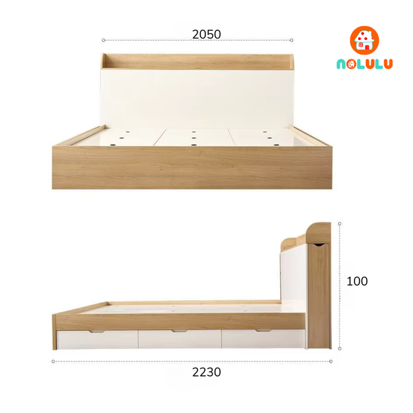Giường ngủ hiện đại Nolulu - GN003