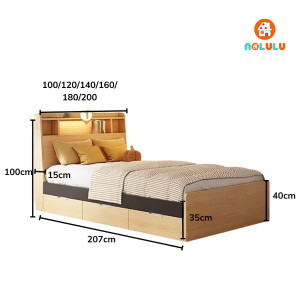 Giường Đơn Cho Trẻ Em Dễ Thương Sierra - GN004