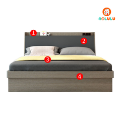 Giường ngủ hiện đại Nolulu - GN006
