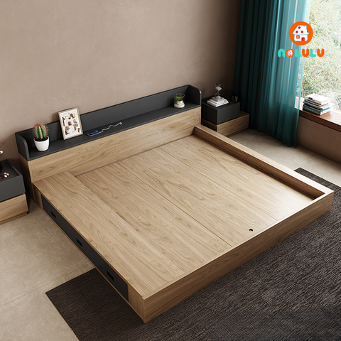 Giường bệt phong cách Nhật Bản Nolulu - GN009