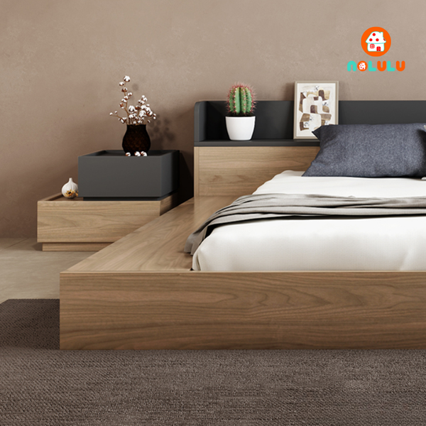 Giường bệt phong cách Nhật Bản Nolulu - GN009