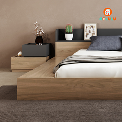 Giường bệt phong cách Nhật Bản Nolulu - GN009