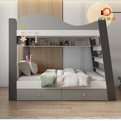 Giường tầng trẻ em thông minh hình cá heo Nolulu - GT005