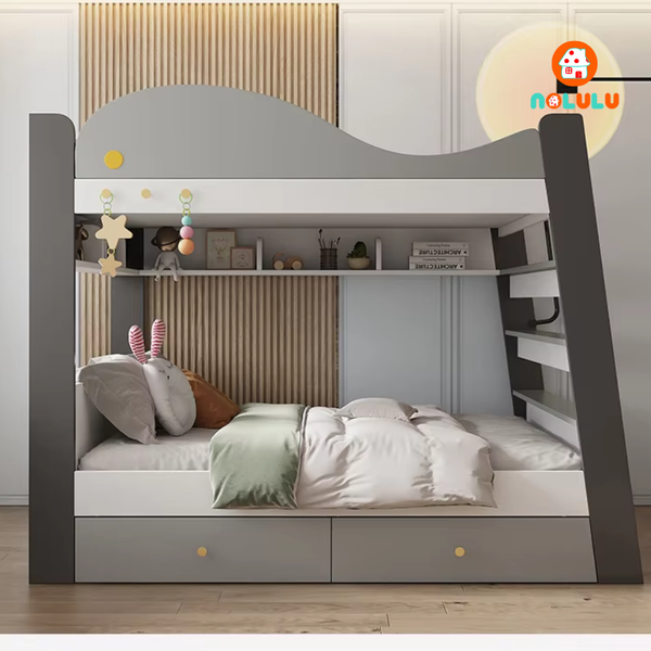 Giường tầng trẻ em thông minh hình cá heo Nolulu - GT005
