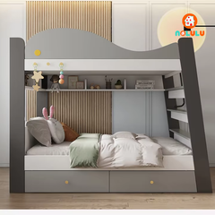 Giường tầng trẻ em thông minh hình cá heo Nolulu - GT005