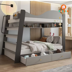 Giường tầng trẻ em thông minh hình cá heo Nolulu - GT005