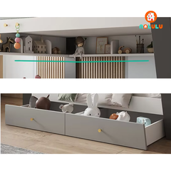 Giường tầng trẻ em thông minh hình cá heo Nolulu - GT005