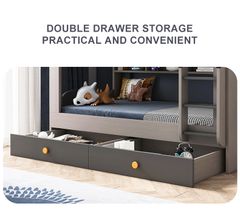 Giường Tầng Cá Voi Thông Minh Cho Trẻ GT248