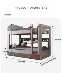 Giường Tầng Cá Voi Thông Minh Cho Trẻ GT248