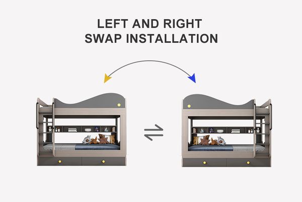 Giường Tầng Cá Voi Thông Minh Cho Trẻ GT248