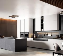 Hệ Tủ Bếp Gia Đình Thiết Kế Song Song TB-03