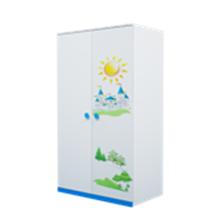 Tủ Quần Áo Trẻ Em Lâu Đài (1m2)