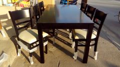 Bộ Bàn Ăn CABIN 6 Ghế (Đen)