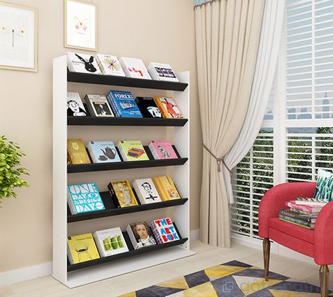 Kệ để báo tạp chí gỗ công nghiệp KB-120