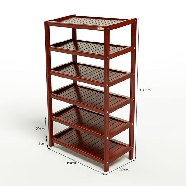Kệ Giày Dép 6 Tầng Rộng 60cm