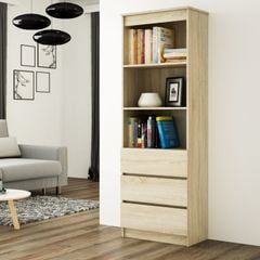 Tủ sách bằng gỗ thiết kế đa năng tiện lợi TS-02