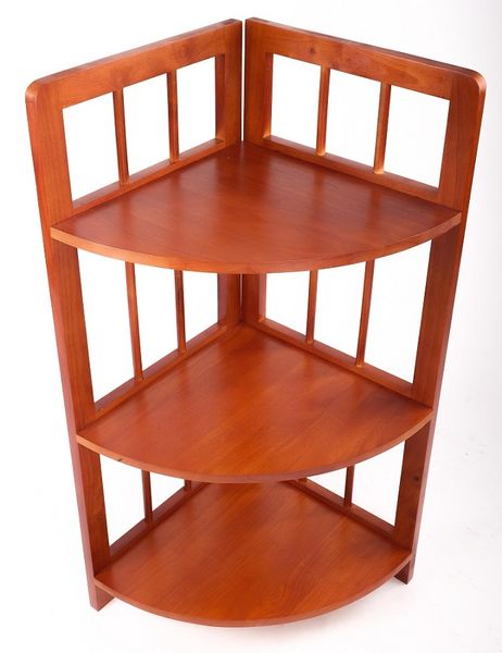 Kệ Góc Tường 3 Tầng (Nâu)