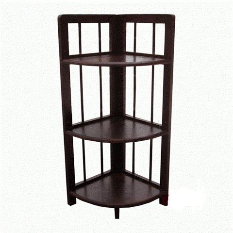 Kệ Góc Tường 3 Tầng (Nâu)