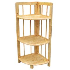 Kệ Góc Tường 3 Tầng (Vàng)