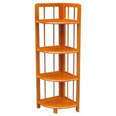 Kệ Góc Nhà 4 Tầng (Nâu)