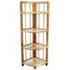 Kệ Góc Nhà 4 Tầng (Nâu)