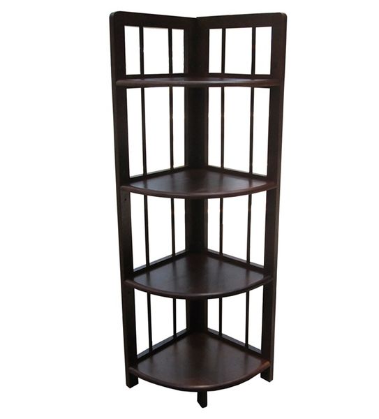 Kệ Góc Nhà 4 Tầng (Vàng)