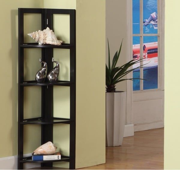 Kệ Góc Nhà 4 Tầng (Vàng)