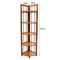 Kệ Góc Nhà 5 Tầng (Nâu)