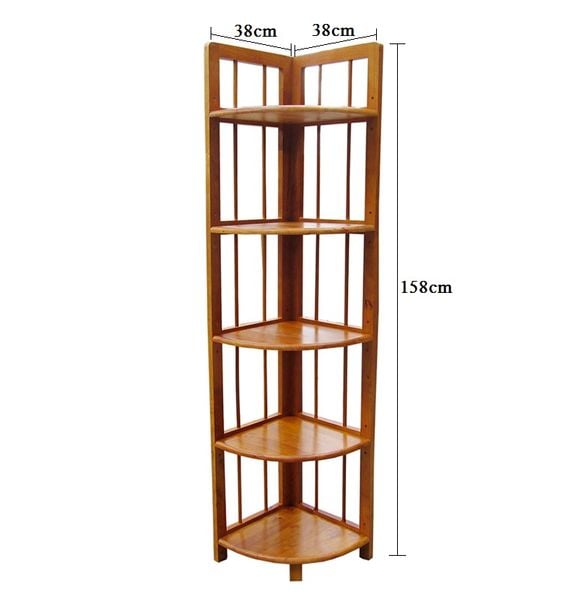 Kệ Góc Nhà 5 Tầng (Vàng)
