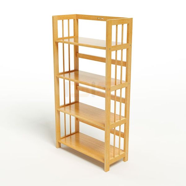 Kệ Sách Gỗ Tự Nhiên 4 Tầng (Rộng Từ 60cm-1m)