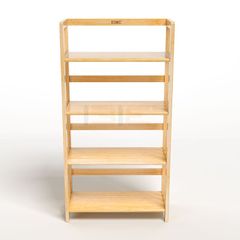 Kệ Sách Gỗ Tự Nhiên 4 Tầng (Rộng Từ 60cm-1m)